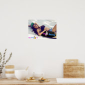 Mädchen Skate auch! Poster (Küche)