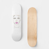 Mädchen Skateboard (Vorderseite)