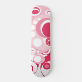 Mädchen-Skateboard im Rosa und im Rot Skateboard
