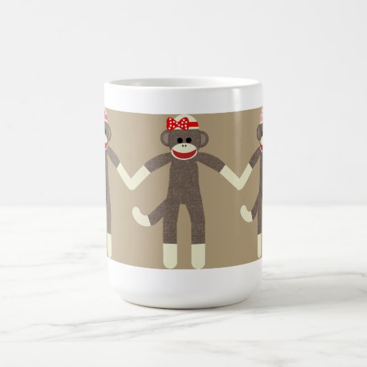 Mädchen-Socke Monkeys Tasse (Mittel)