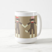 Mädchen-Socke Monkeys Tasse (VorderseiteRechts)