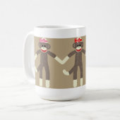Mädchen-Socke Monkeys Tasse (Vorderseite Links)