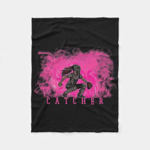 Mädchen Softll Catcher In Gear Mit Rosa Rauch Ckgr Fleecedecke