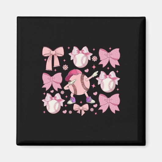Mädchen Softll Kokette Schleife Softll Mama Mutter Magnet (Vorne)