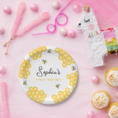 Mädchen Sommer Erster Bientag Kinder 1. Geburtstag Pappteller (Party)