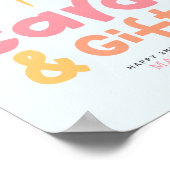 Mädchen Sommer Sonne Poolparty Geburtstagsgeschenk Poster (Ecke)