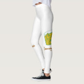 Mädchen Sommergetränk Design Leggings (Links)