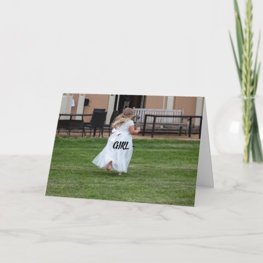 MÄDCHEN - SORGEN SIE SICH UM IHRE KARTE (Vorderseite)