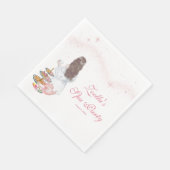 Mädchen-Spa-Tag-Fancy-Teeparty-Serviette Serviette (Ecke)