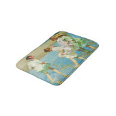 Mädchen Spazieren im Wasser am Meer Badematte (Schrägansicht)