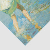 Mädchen Spazieren im Wasser am Meer Seidenpapier (Detail)