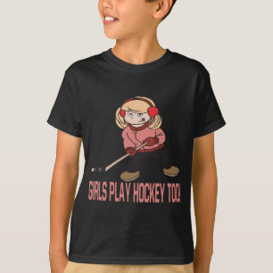 Mädchen-Spiel-Hockey auch T-Shirt