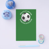 Mädchen spielen Fußball, Jungen spielen Fußball Flyer (Einzeln)