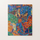 Mädchen spielen mit Katzen | Ernst Ludwig Kirchner Puzzle (Vertikal)