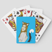 Mädchen Spielkarten (Rückseite)