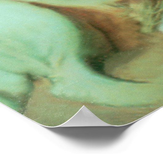 Mädchen spielt Geige Poster (Ecke)