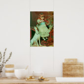 Mädchen spielt Geige Poster (Küche)