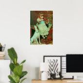 Mädchen spielt Geige Poster (Heimbüro)
