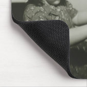 Mädchen spielt Klavier Mousepad (Ecke)