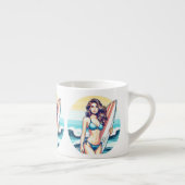 Mädchen Sport & Surfen Espressotasse (Rechts)