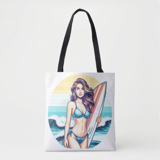Mädchen Sport & Surfen Tasche (Vorderseite)