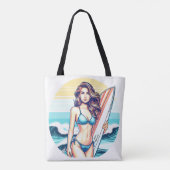 Mädchen Sport & Surfen Tasche (Rückseite)