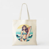 Mädchen Sport & Surfen Tragetasche (Rückseite)