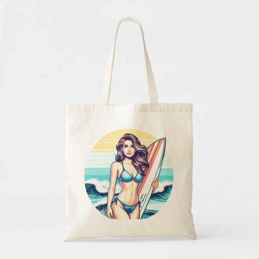 Mädchen Sport & Surfen Tragetasche (Vorne)