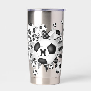 Mädchen Sportfußball Stars Thermobecher