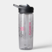 Mädchen Sportkleidung Fußball Bälle rosa schwarze  Trinkflasche (Rechts)