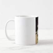 Mädchen springen mit einem Skipferd Kaffeetasse (Links)