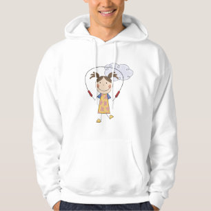 Mädchen-springendes Seil-T - Shirts und Geschenke