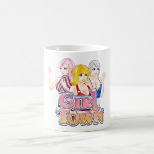 Mädchen-StadtTasse Kaffeetasse