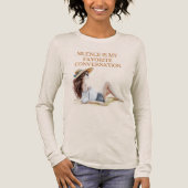 Mädchen Stille T-Shirt Tri-Blend Shirt (Vorderseite)
