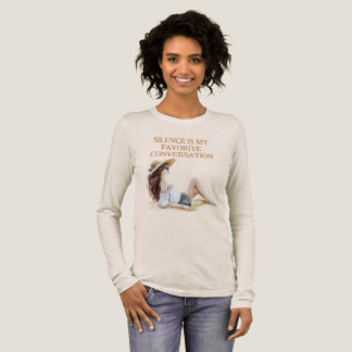 Mädchen Stille T-Shirt Tri-Blend Shirt