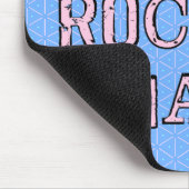 Mädchen stürzen in Mathe Mousepad (Ecke)