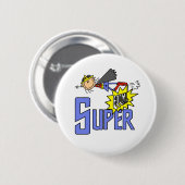 Mädchen SUPER Button (Vorne & Hinten)