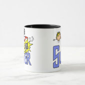 Mädchen SUPER Tasse (Zentrum)