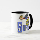 Mädchen SUPER Tasse (VorderseiteRechts)