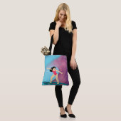 Mädchen surfen bei Sonnenuntergang. Tasche (Am Model)