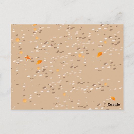 Mädchen surft große Welle mit Delphinen Postkarte (Rückseite)