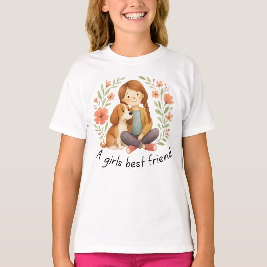 Mädchen T-Shirt (Vorderseite)