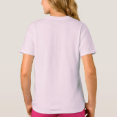 Mädchen T - Shirt kleiden Bild hinzufügen bleich p (Rückseite)