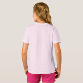 Mädchen T - Shirt kleiden Bild hinzufügen bleich p (Schwarz voll)