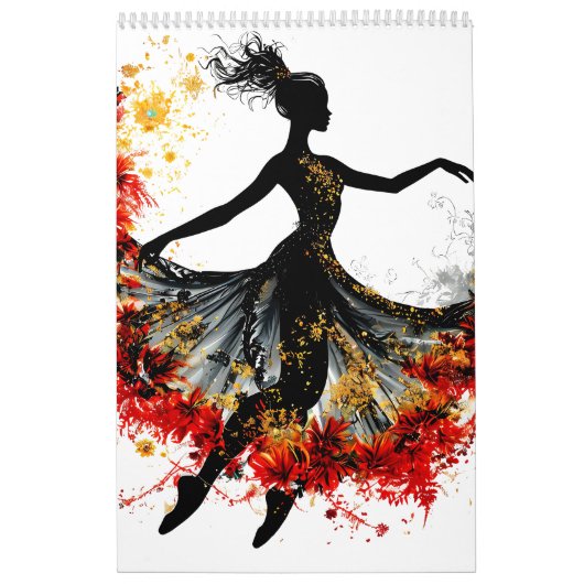 Mädchen Tanz Blume Impuls Inspiration Quelle natu Kalender (Titelbild)