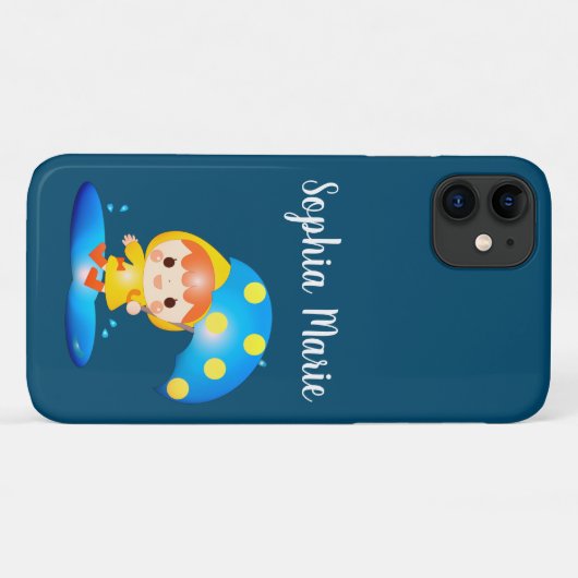 Mädchen tanzen unter dem Regen Case-Mate iPhone Hülle (Rückseite (Horizontal))