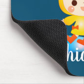 Mädchen tanzen unter dem Regen Mousepad (Ecke)
