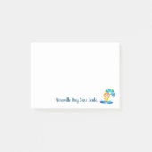 Mädchen tanzen unter Regen Post-it Klebezettel (Vorderseite)