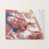 Mädchen tanzen zu Musik Puzzle (Horizontal)