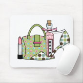 Mädchen-Taschen und Schuhe zwei Mousepad (Mit Mouse)